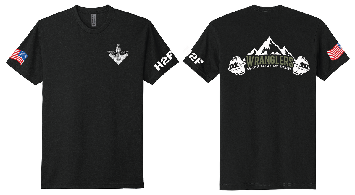 1Wranglers: Logo 2 H2F Mntn Short sleeve t-shirt