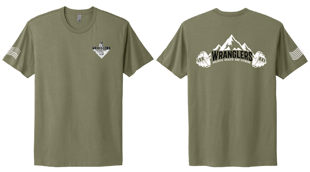 1Wranglers: Logo 2 H2F Mntn Short sleeve t-shirt