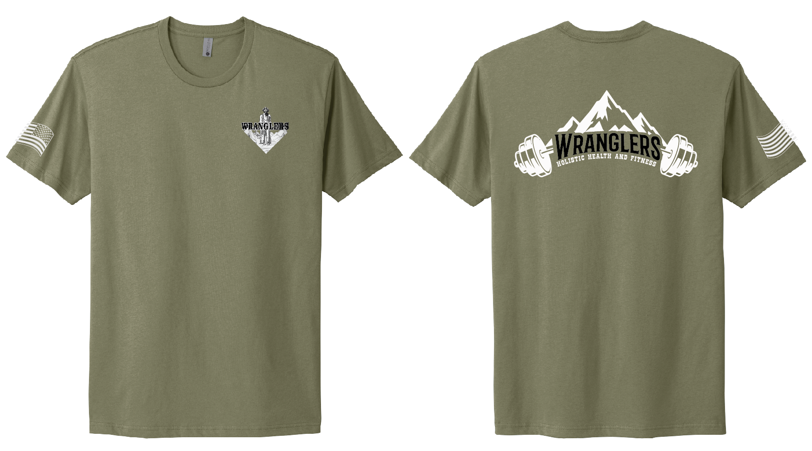 1Wranglers: Logo 2 H2F Mntn Short sleeve t-shirt
