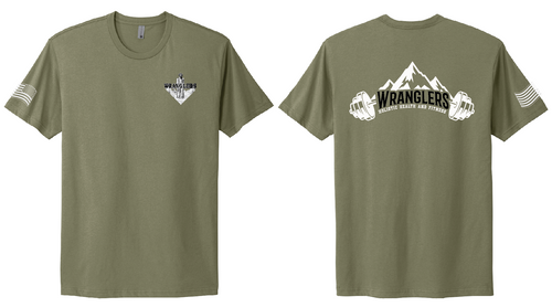1Wranglers: Logo 2 H2F Mntn Short sleeve t-shirt