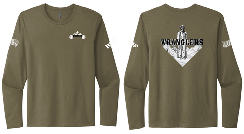 2Wranglers: Logo 1 Cowboy long sleeve t-shirt