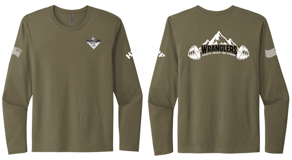 2Wranglers: Logo 2 H2F Mntn long sleeve t-shirt