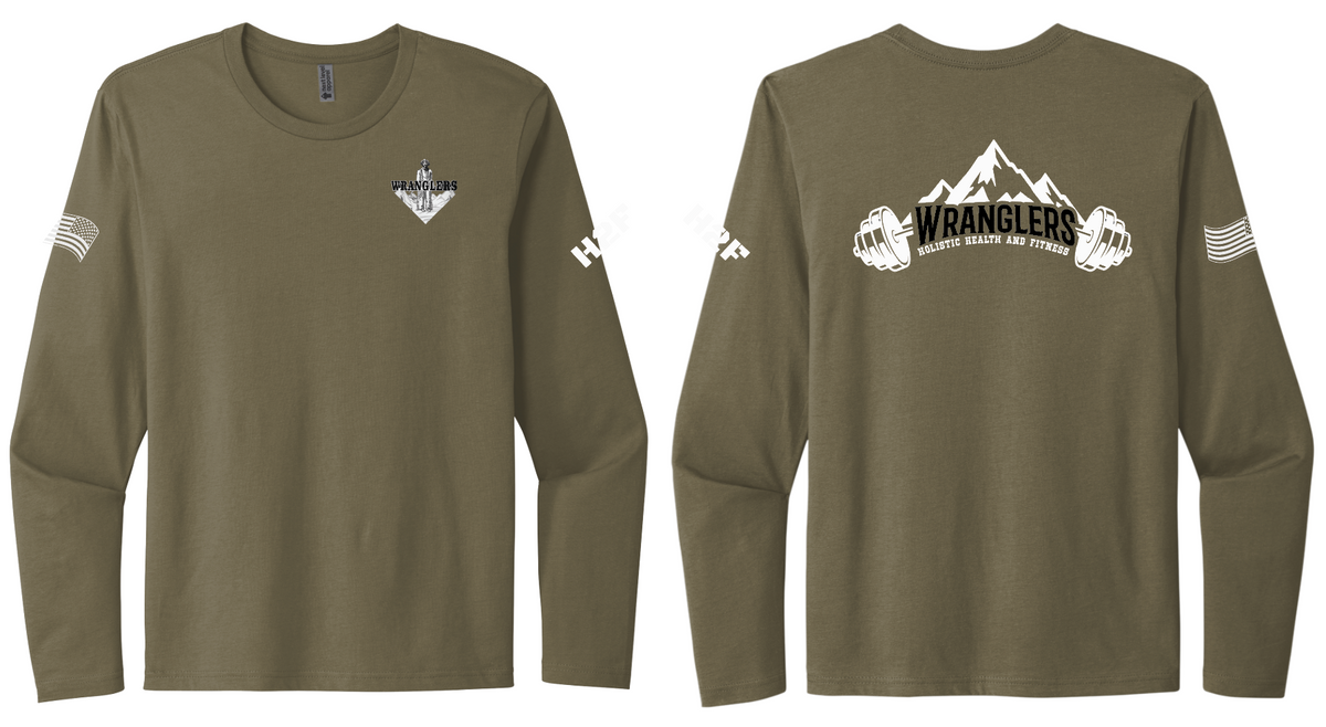2Wranglers: Logo 2 H2F Mntn long sleeve t-shirt