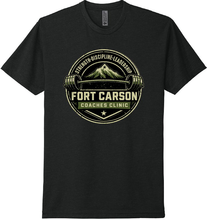 Ft. Carson COACHES CLINIC 2026 t-shirt