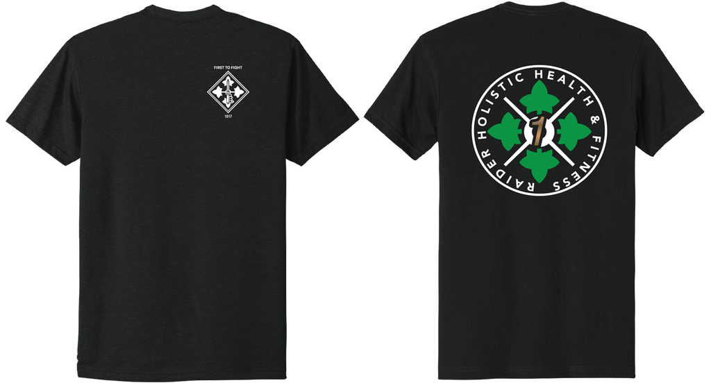 H2F 1BDE logo 1 Short sleeve CVC blend-shirt XS-4XL