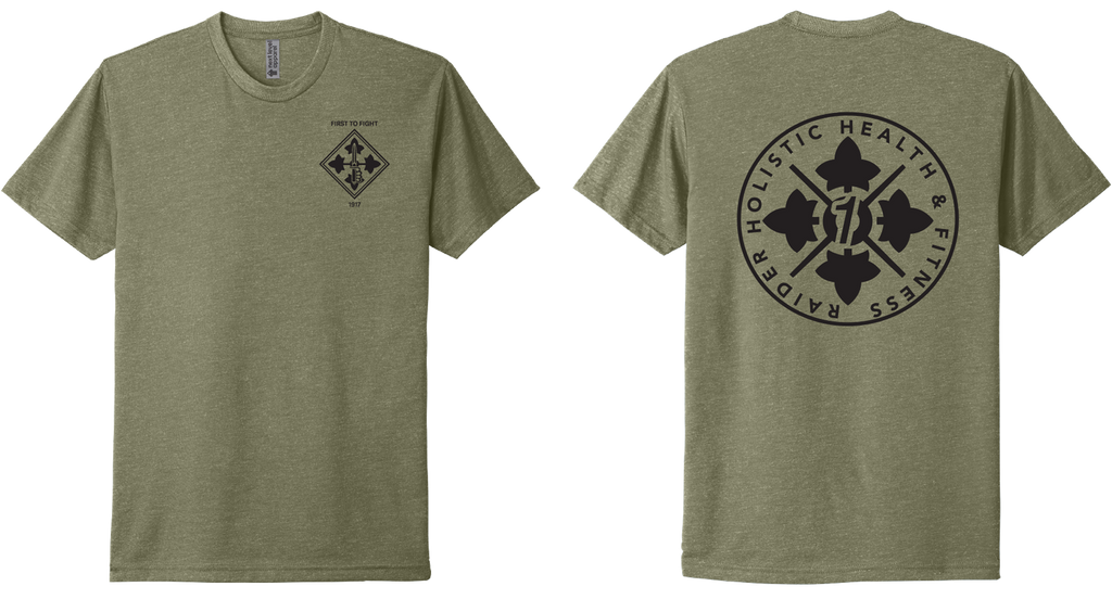H2F 1BDE logo 1 Short sleeve CVC blend-shirt XS-4XL
