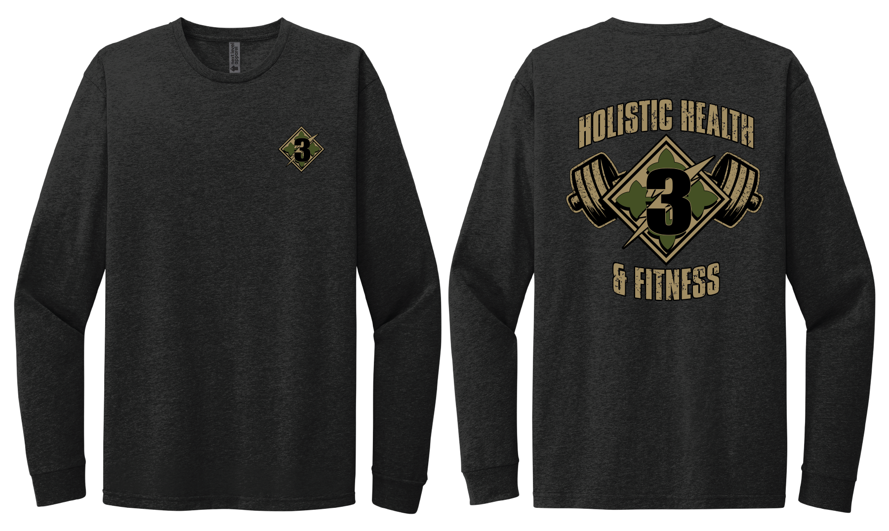 H2F 3BDE Long sleeve CVC blend t-shirt XS-4XL NL6211
