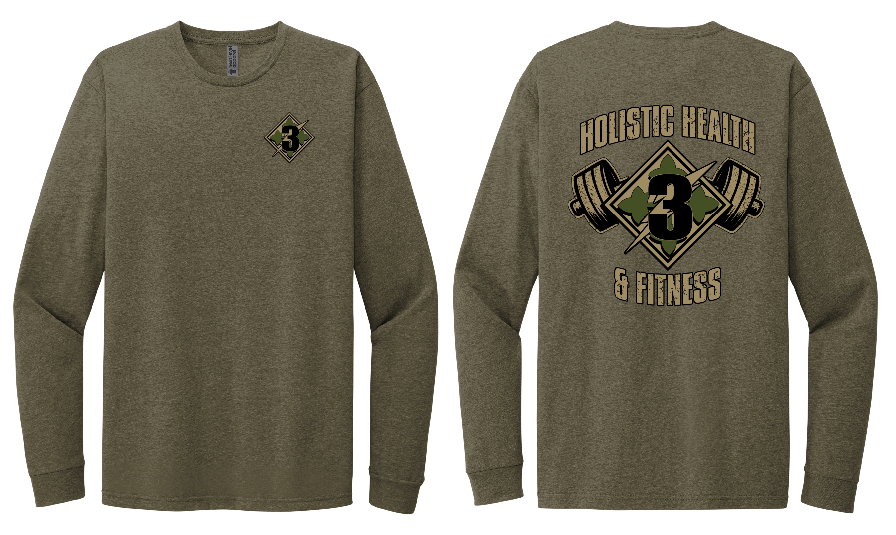 H2F 3BDE Long sleeve CVC blend t-shirt XS-4XL NL6211