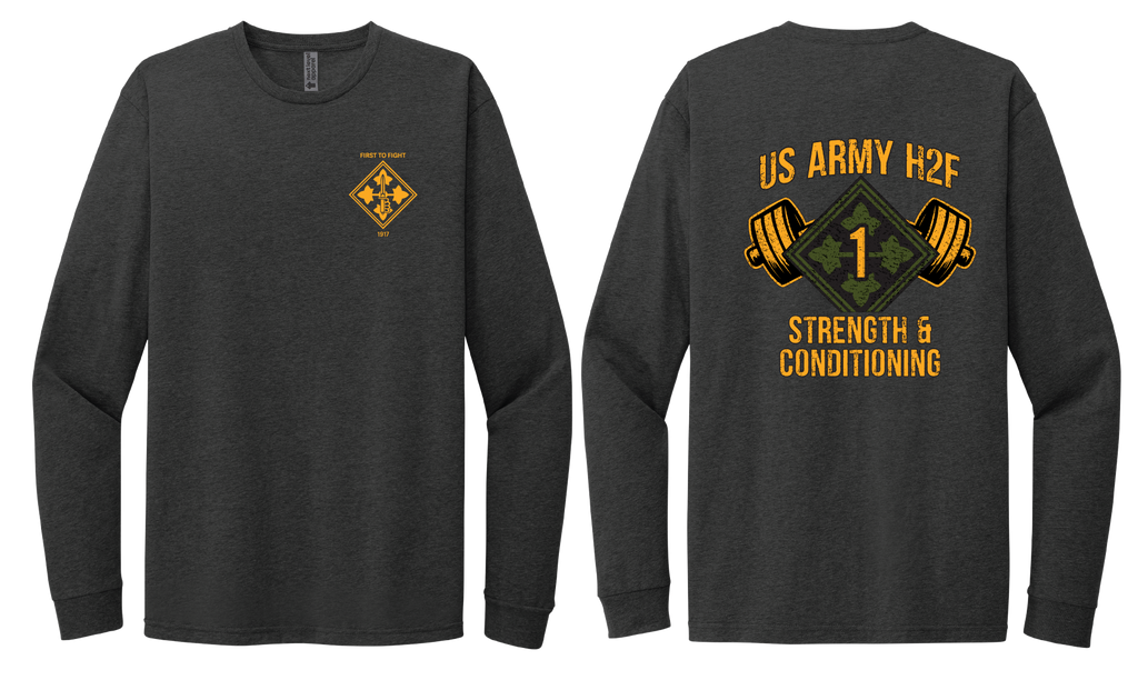 H2F 1BDE logo 2 Long sleeve CVC blend t-shirt XS-4XL