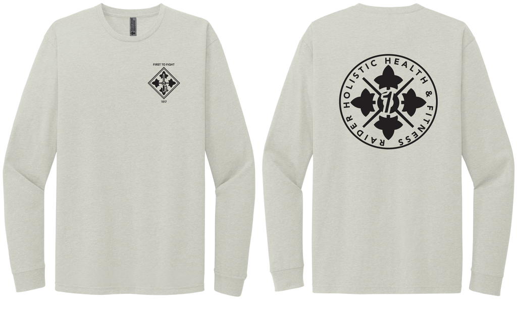 H2F 1BDE logo 1 Long sleeve CVC blend-shirt XS-4XL