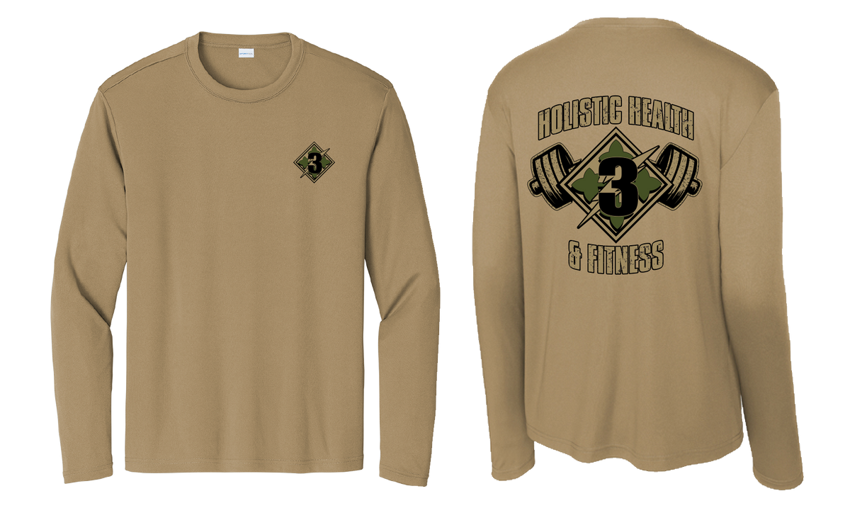 H2F 3BDE Long sleeve moisture wicking t-shirt XS-4XL.  PC380LS