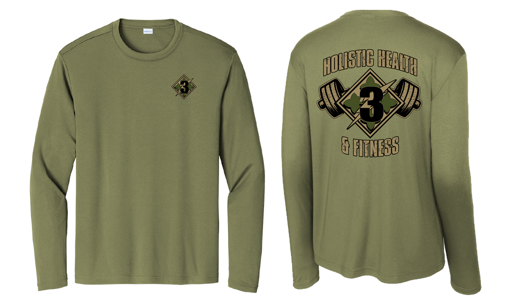 H2F 3BDE Long sleeve moisture wicking t-shirt XS-4XL.  PC380LS