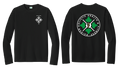 H2F 1BDE logo 1 Long sleeve moisture wicking t-shirt XS-4XL Black
