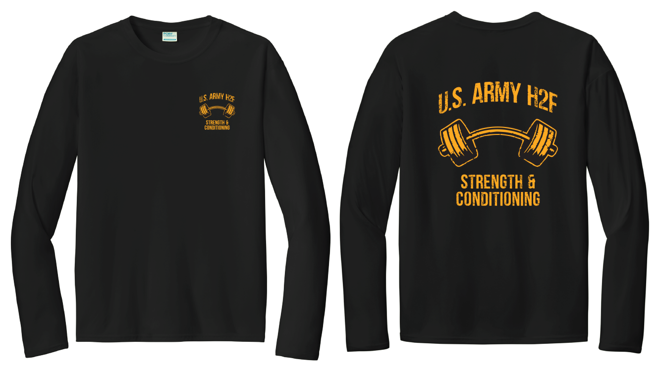 H2F U.S. Army Long sleeve moisture wicking t-shirt XS-4XL