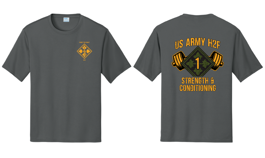H2F 1BDE logo 2 Short sleeve moisture wicking t-shirt XS-4XL