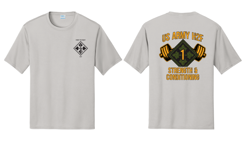 H2F 1BDE logo 2 Short sleeve moisture wicking t-shirt XS-4XL
