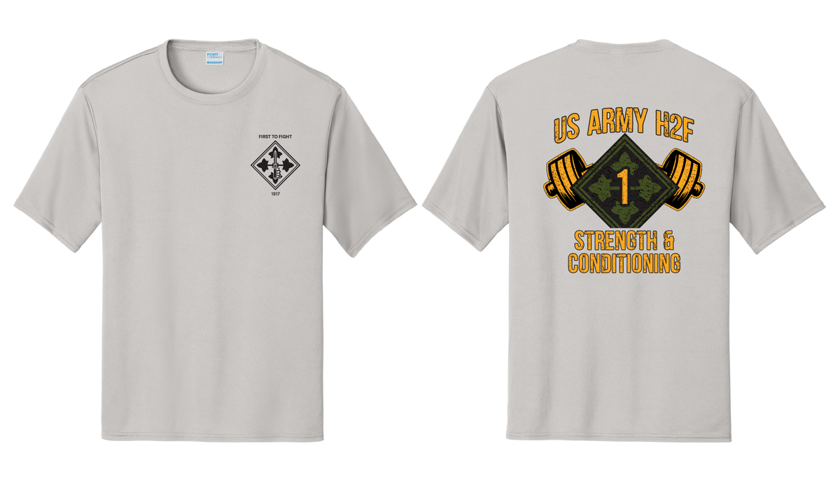 H2F 1BDE logo 2 Short sleeve moisture wicking t-shirt XS-4XL