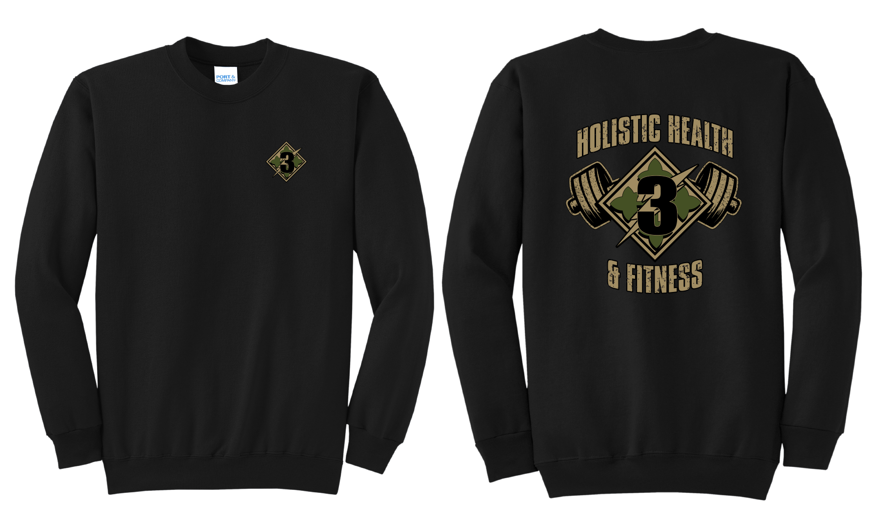 H2F 3BDE Crewneck Sweatshirt  S-4XL PC78