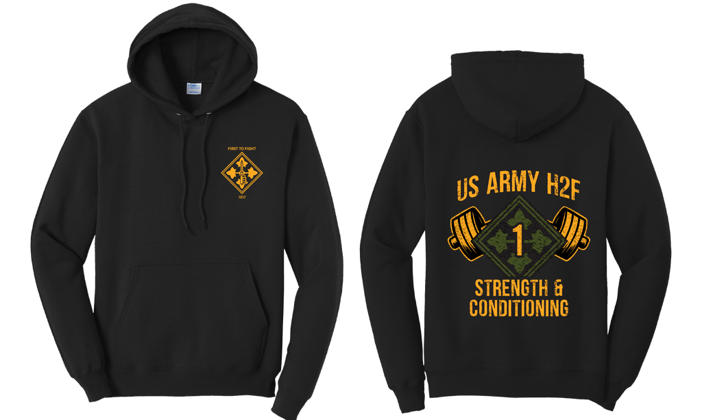 H2F 1BDE logo 2 Hoodie  S-4XL