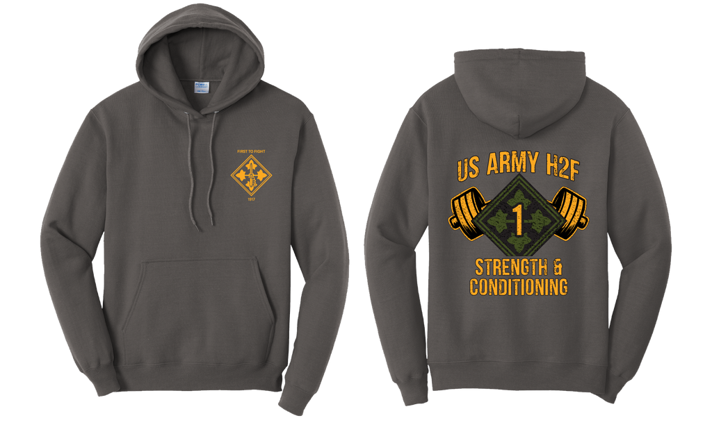 H2F 1BDE logo 2 Hoodie  S-4XL