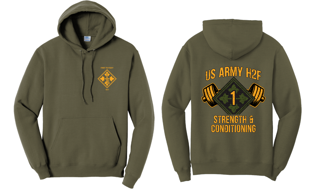 H2F 1BDE logo 2 Hoodie  S-4XL