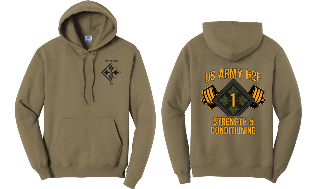 H2F 1BDE logo 2 Hoodie  S-4XL