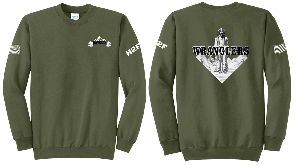5Wranglers: Logo 1 Cowboy Crewneck sweatshirt