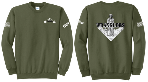 5Wranglers: Logo 1 Cowboy Crewneck sweatshirt