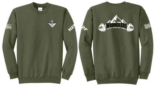 5Wranglers: Logo 2 H2F Mntn Crewneck sweatshirt