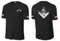 3Wranglers: Logo 1 Cowboy short sleeve performance t-shirt