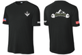 3Wranglers: Logo 2 H2F Mntn short sleeve performance t-shirt